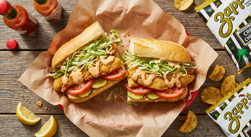 Fried Catfish Po' Boy